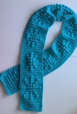 Crochet away the Crazy- Kris Hill Designs - Kris Hill - Let It Snow Scarf