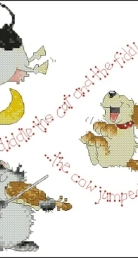 Hey Diddle Diddle by Margaret Sherry from Cross Stitcher 212 PCS + XSD