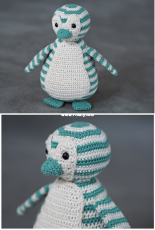 Mrs Mom - Crochet Penguin - Danish - Free