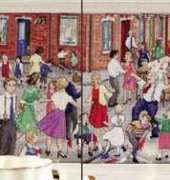 Street Party From Cross Stitch Collection 207-208-209 by Sandy Littlejohns