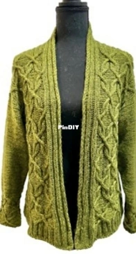 Vernal Dogwood Cardigan by Marci Marra - Free