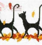 Imaginating - Silly Snobs Designs SG-14 Autumn Cats XSD