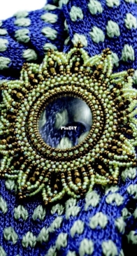 Heatherworks - Heather Kingsley - Winterfleur Brooch pattern