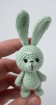 Ksyma Toys - Brooch_cott - Ksenia / Ksenya Markovskaya - Little Bunny - Russian - Free