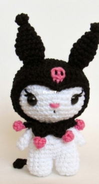 Crochelandia - Rose Nogueira - Kuromi
