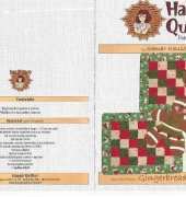 Happy Quilter-Gingerbread 3D by Samar Kauss/ Portuguese