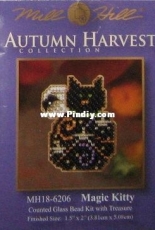 Mill Hill  MH18-6206  Autumn Harvest Magic Kitty XSD