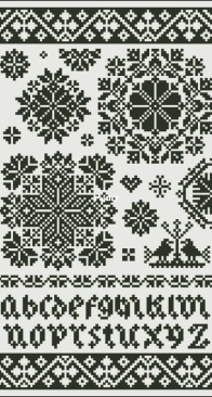 Modern Folk Embroidery - A Cold Sea Sampler  XSD+PCS