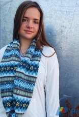Caribou Wildflower Cowl by Selena Miskin-Free