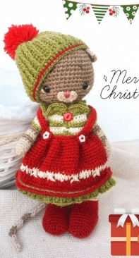 Polushka Bunny - Maria Ermolova - Christmas Baby Clothes Only