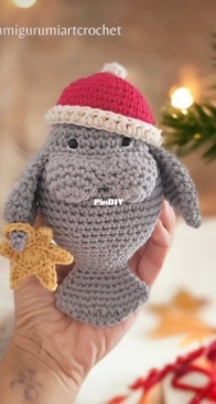 Amigurumi Art Crochet - Susana Rodríguez - Marty the caribbean manatee