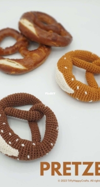 Tiffy Happy Crafts - Tiffy Pursia - Prezel - Brezel - English - German