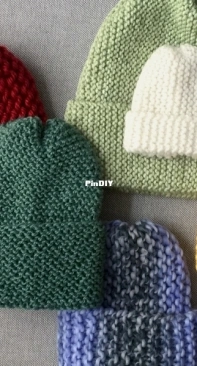 Super Simple Garter Stitch Hat by Project Knitwell-Free
