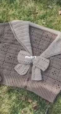 Forling Crochet - Biscuit Cardigan