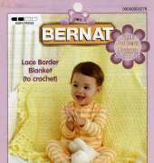 Bernat 278 Lace Border Blanket