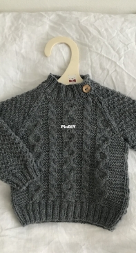 Casper child sweater by Anne B Hanssen