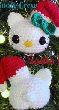 Crochet by Sarah Louise - Sarah Townsend - The Booty Crew - Santa Kitty - Free