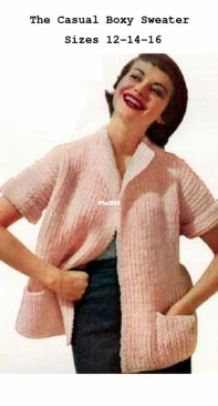 Casual Boxy Sweater American Thread Company free