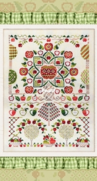 OwlForest Embroidery Ripe Apples  XSD+PCS