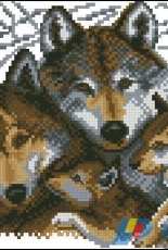 Mary Weaver Iskusnitsa 642 - Wolves Family