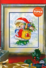 Country Companions - Santa Ed from The World of Cross Stitching TWOCS 91 XSD