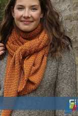 Filcolana-Pumpkin Shawl by Gitte Kristensen-Danish-Free
