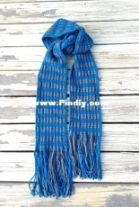 Frog Shmog Patterns - Ellen Aria - Tuck No Tails Two Dashed Scarf