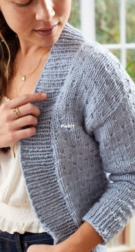 Simple Seed Cardi by Premier Yarns Design Team - Free