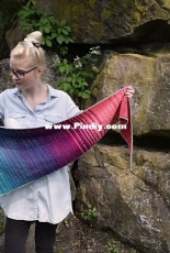 A Spoonful of Yarn - Christina Hadderingh - Sea of Flames Shawl