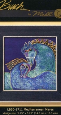 Mill Hill - Laurel Burch LB30-1711 Mediterranean Mares XSD
