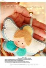 Fernanda Lacerda-Felt Memory Angel-Portuguese-Free Pattern