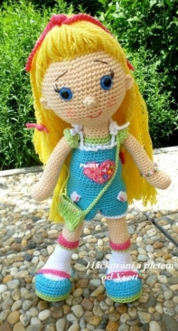 Crochet and Knitting from Yvett - Iveta Chtvrtnichkova - Doll Amálka