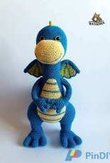 Rozarrka - Iveta H - Crocheted Dragon - Slovak