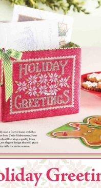 Holiday Greetings by Hands On Design from Just Cross Stitch - December 2014 PCS + XSD
