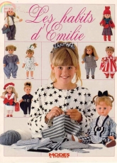 Modes et Travaux- Les habits dEmilie -Couture tricot poupées/French