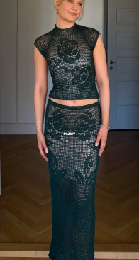 Crochet by Belladonna - Isabella Madsen - Blooming Maxi Skirt