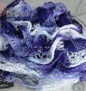 Ruffled scarf for daughter 1