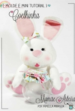 Mamae Arteira-Felt Bunny-Spanish-Free Pattern