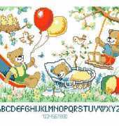Vervaco 70.733 Playground birth sampler