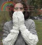 Patons Classic Wool Arm Warmer Mittens