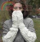 Patons Classic Wool Arm Warmer Mittens
