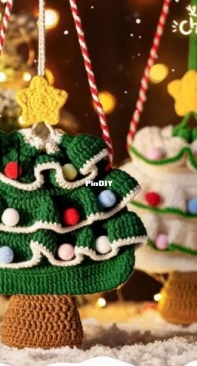 New Mommy Handmade DIY - Su Su Jie Jia - Susans Family - 1539 - Christmas Tree Bag - Chinese - Free