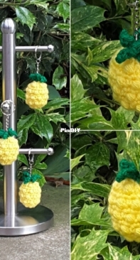 Crochet at Teris - Teri Hamilton - Pineapple Keychain - Free