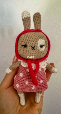 Check out my New Bunny, comment if you want free pattern