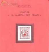 Dessins DHC - Rouge Rubis - Sampler La maison des chats