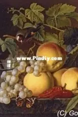Golden Kite GK 2153 - Still life of Peaches, Grapes, Plums