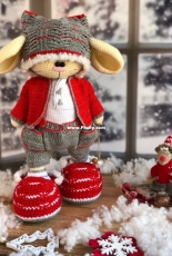 Crochet Bunny Art - Irina Tarasova - Niklaus Outfit Set