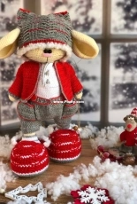 Crochet Bunny Art - Irina Tarasova - Niklaus Outfit Set