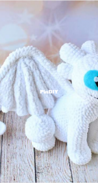 AmiCroShop - Plush Olik - Olga Kuznetsova - Dragon Day Fury - Russian