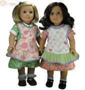 BunnyBear - 1930s Full Apron (Doll Clothes) - Sewing pattern for 18" doll